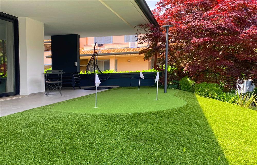 putting green sintetico per la casa